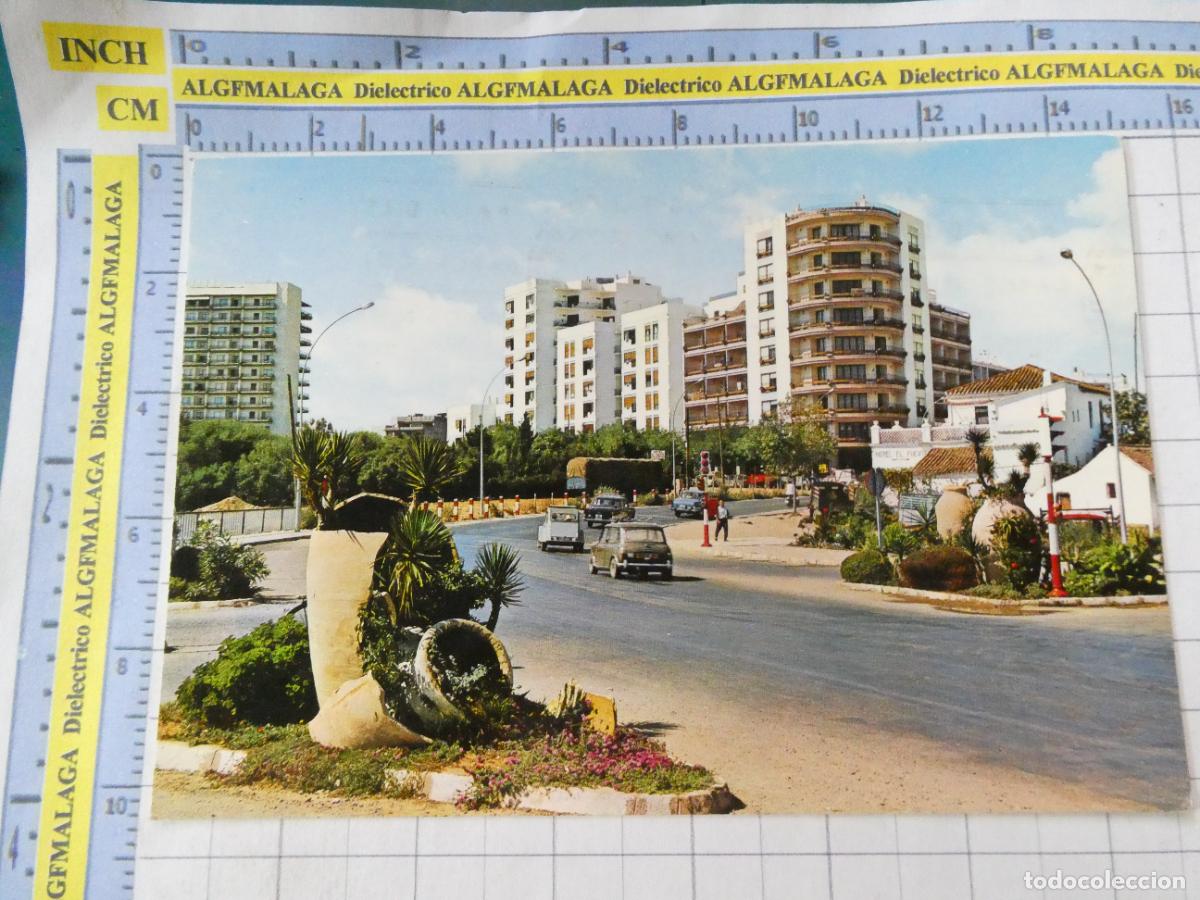 Postales: POSTAL DE M&Aacute;LAGA. A&Ntilde;O 1969. MARBELLA VISTA PARCIAL MINI AUTHI CITROEN 2CV. 43 GARRABELLA. 2524