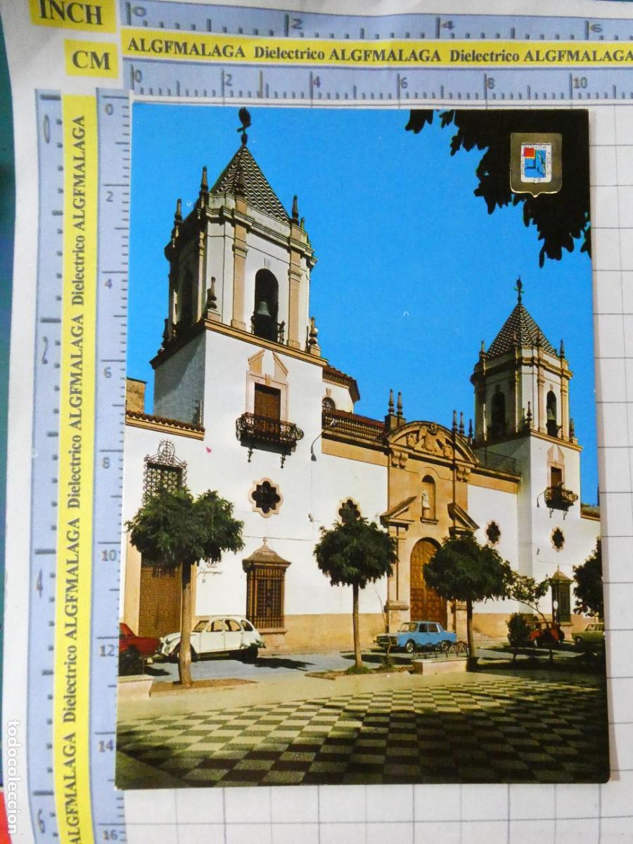 Postales: POSTAL DE M&Aacute;LAGA. A&Ntilde;O 1979. RONDA IGLESIA NUESTRA SE&Ntilde;ORA DEL SOCORRO CITROEN 31 ESCUDO ORO. 2532