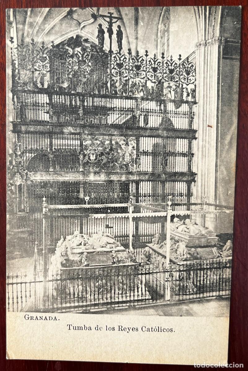 Postales: GRANADA, TUMBA DE LOS REYES CATOLICOS, LACOSTE, COLECCION ESPA&Ntilde;A MONUMENTAL E HISTORICA SERIE X N&ordm;