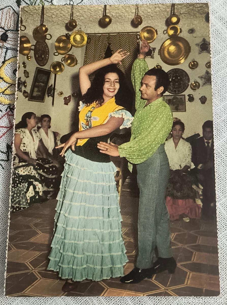 Postales: POSTAL | PAREJA ANDALUZA BAILANDO