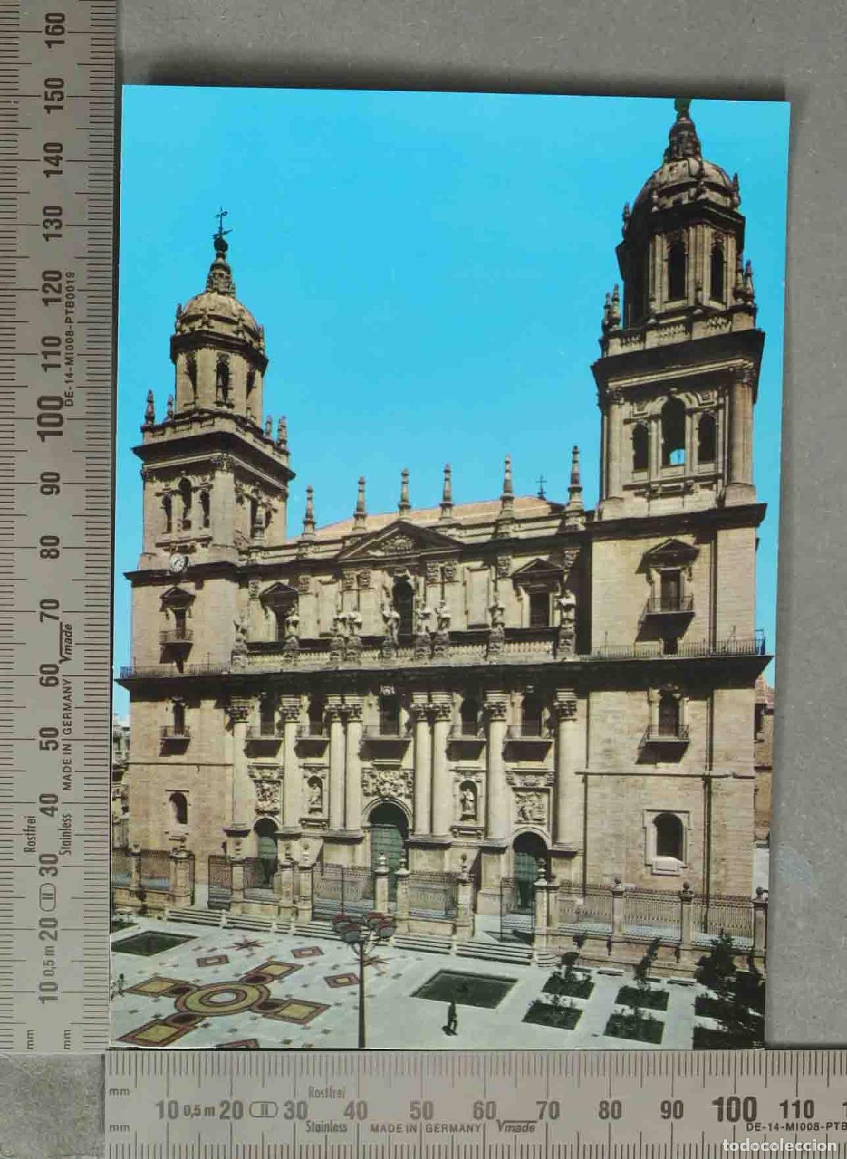 Postales: POSTAL. Ja&eacute;n - Catedral de la Asunci&oacute;n - Fachada y Torres