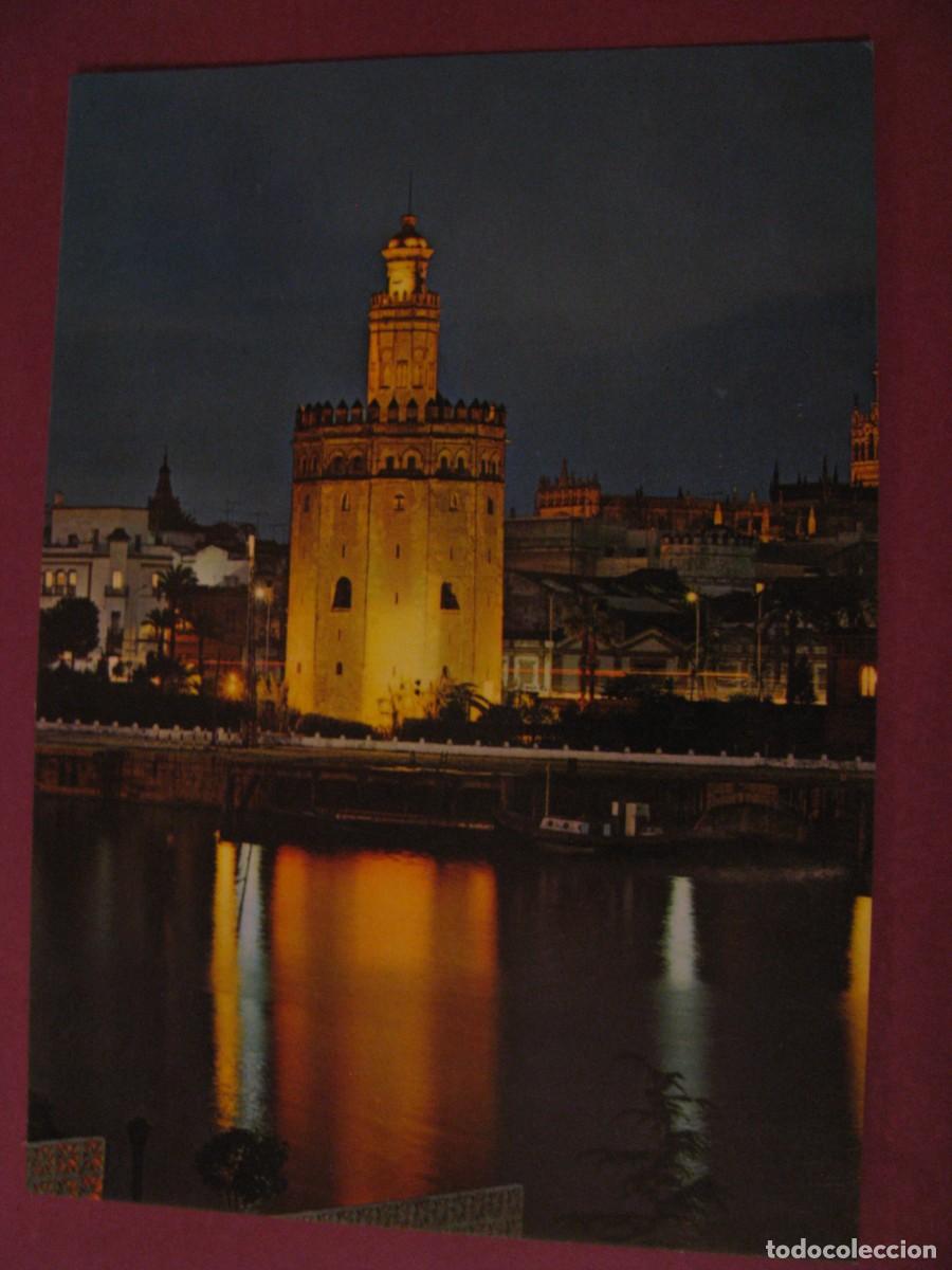 Postales: POSTAL DE SEVILLA. TORRE DEL ORO Y RIO GUADALQUIVIR. RO FOTO.