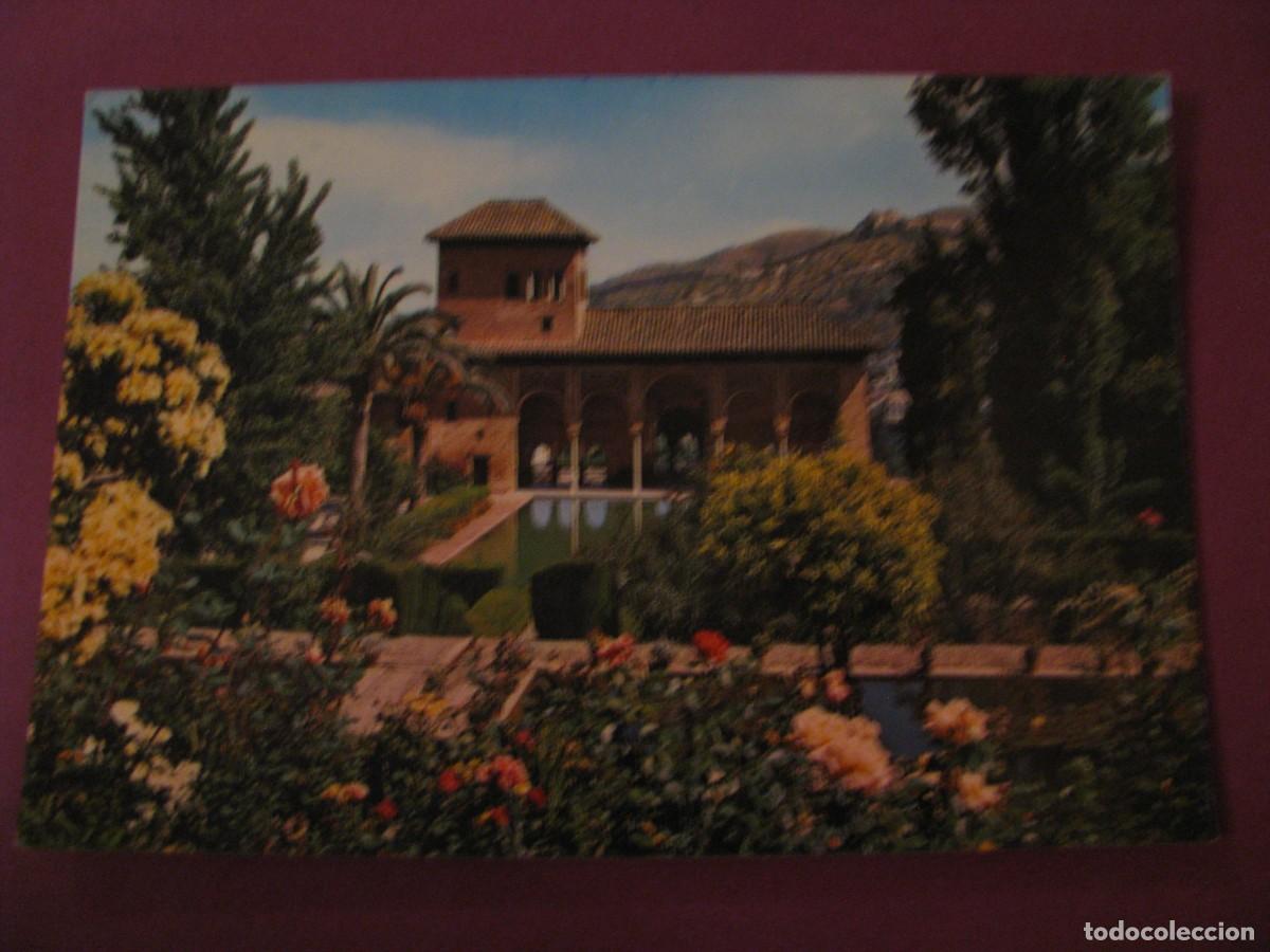Postales: POSTAL DE GRANADA. ALHAMBRA. TORRE DE LAS DAMAS Y JARDINES DEL PARTAL. ZERKOWITZ
