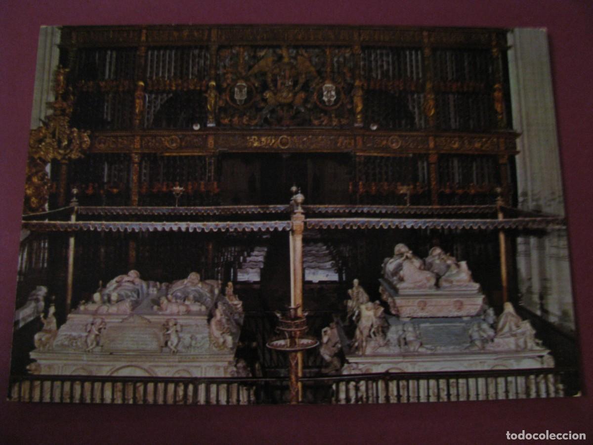 Postales: POSTAL DE GRANADA. CAPILLA REAL. TUMBA DE LOS REYES CATOLICOS. ARRIBAS