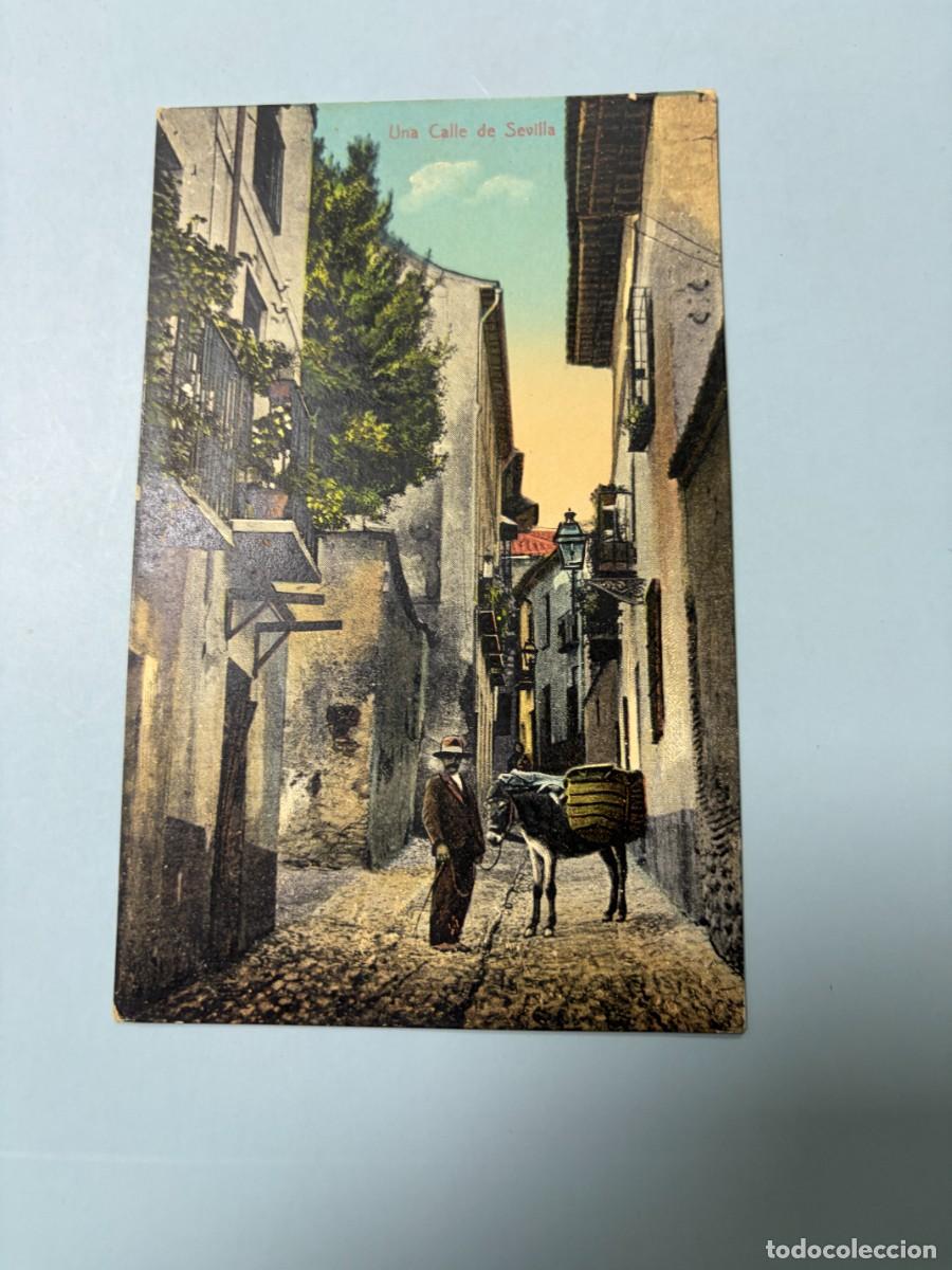 Postales: TARJETA POSTAL. SEVILLA. UNA CALLE DE SEVILLA.