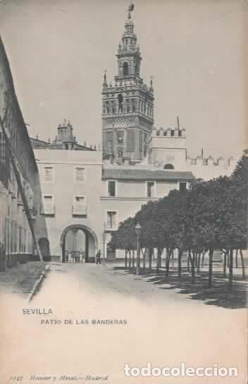 Postales: SEVILLA DORSO SIN DIVIDIR PATIO DE BANDERAS