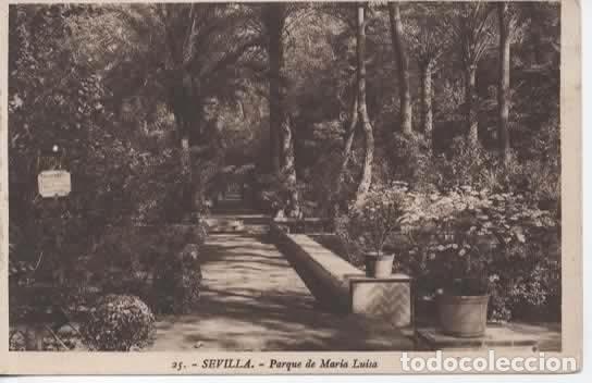 Postales: SEVILLA ESCRITA MAT AMBULANTE PARQUE DE MARIA LUISA