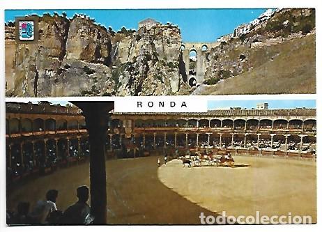 Postales: EL IMPRESIONANTE &rdquo;TAJO&rdquo; - PLAZA DE TOROS DE PIEDRA.- RONDA