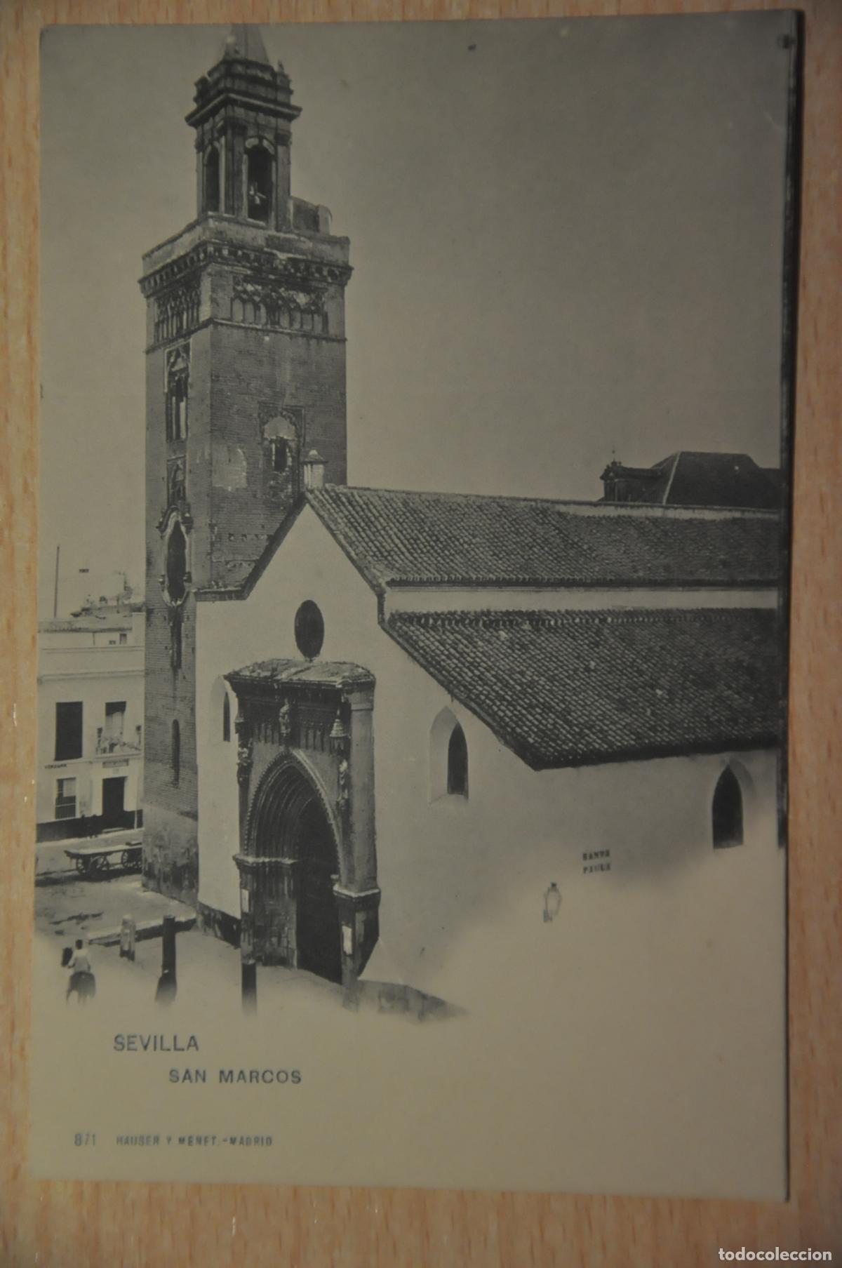 Postales: postal sevilla, san marcos, hauser y menet 871