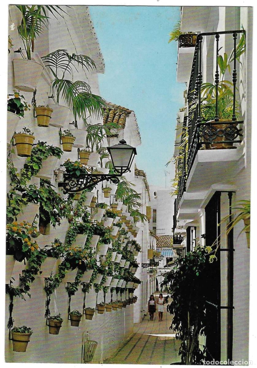 Postales: Postal Costa del Sol. Marbella. Calle T&iacute;pica. ref. 7-malaga4
