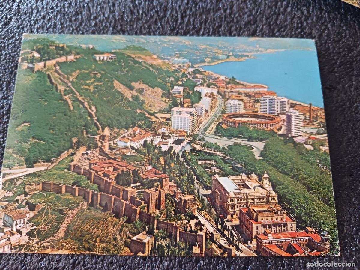 Postales: 126 malaga, vista parcial aerea, ed. garrabella, circulada 1975