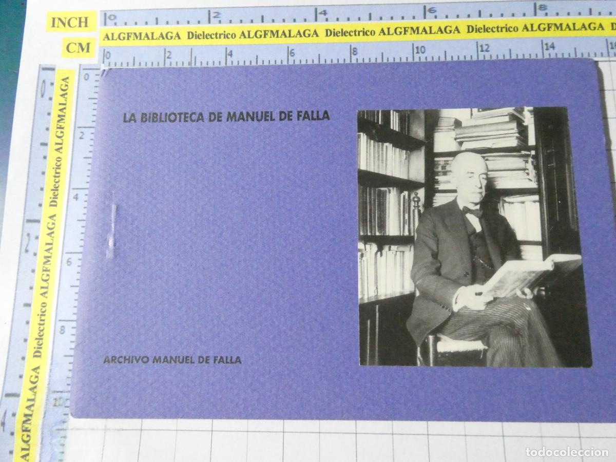 Postales: CARPETA CON 6 POSTALES CINCO A&Ntilde;OS DE LA BIBLIOTECA DE MANUEL DE FALLA EN GRANADA. COMPOSITOR. 702