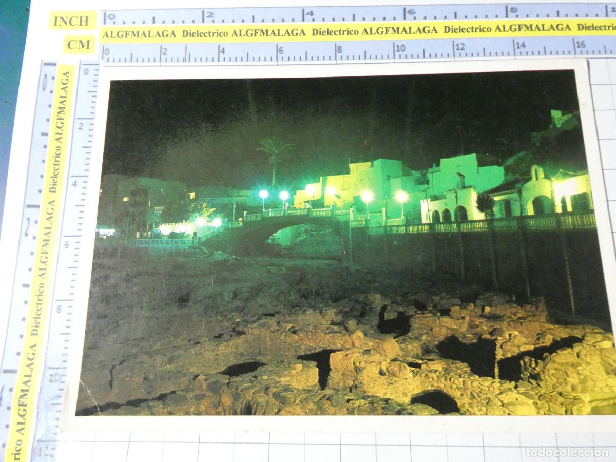 Postales: POSTAL DE GRANADA. ALMU&Ntilde;ECAR. PARQUE DEL MAJUELO NOCTURNO 157 ARTE. 705