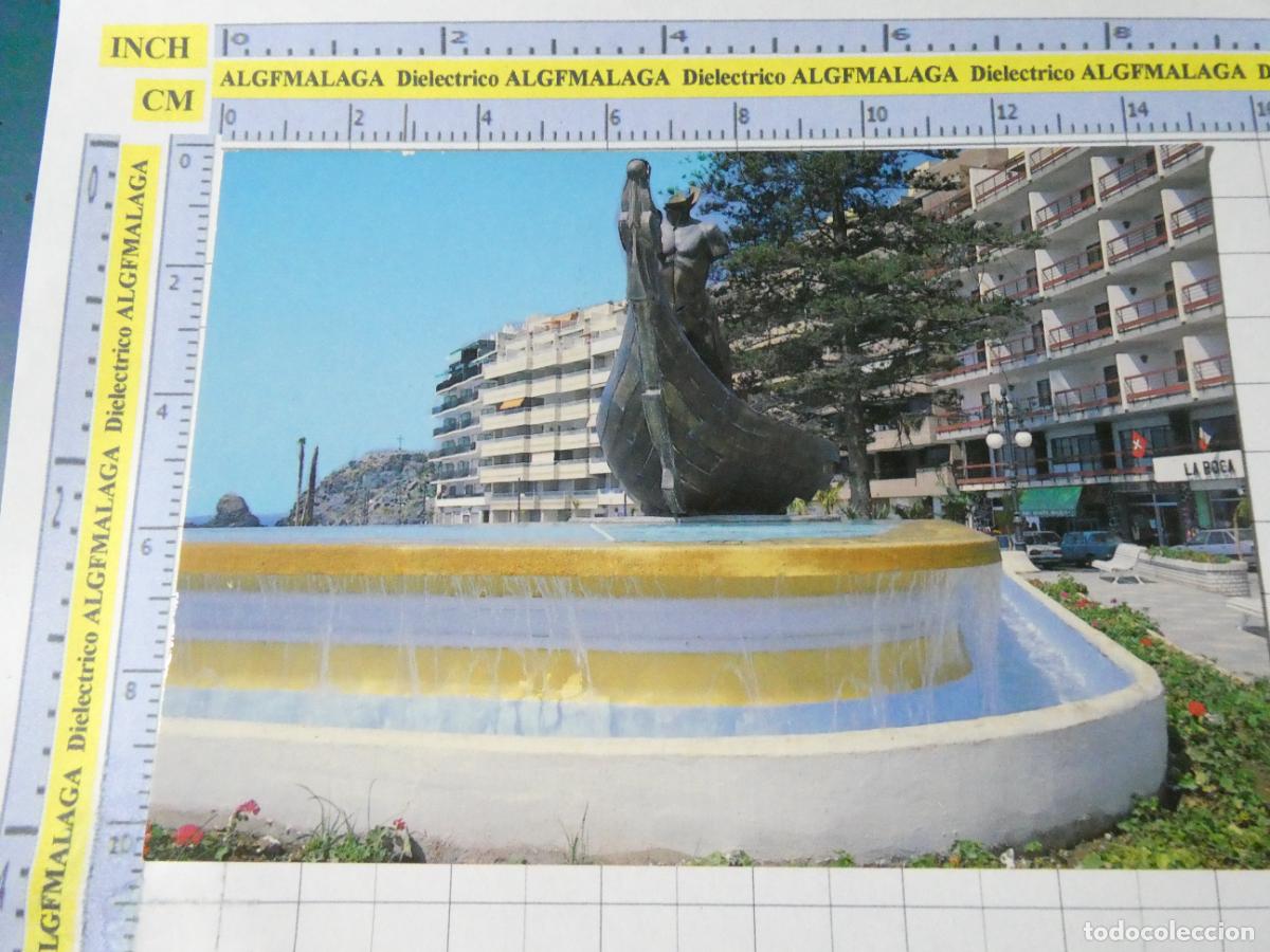 Postales: POSTAL DE GRANADA. ALMU&Ntilde;ECAR A&Ntilde;O 1988. MONUMENTO A LOS FENICIOS 1262 GRANADA. 712