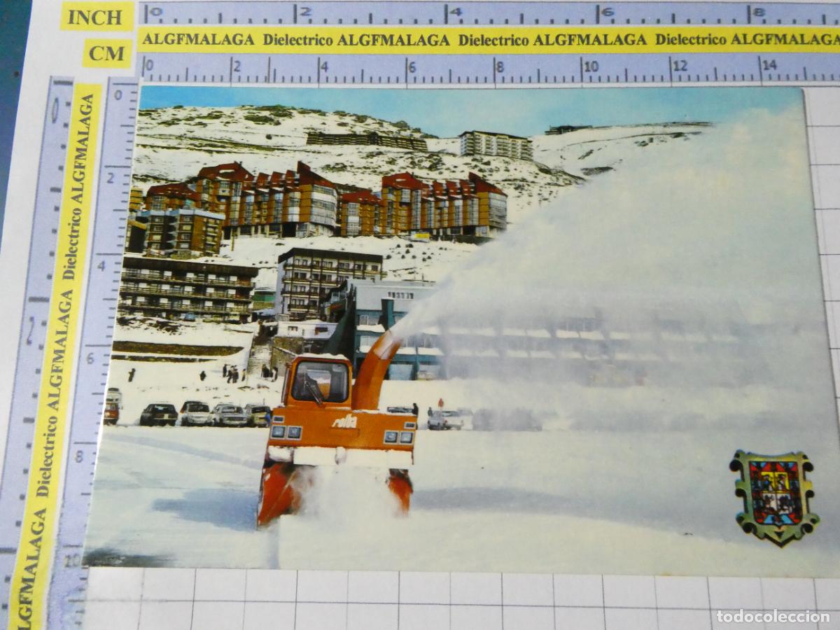 Postales: POSTAL DE GRANADA. A&Ntilde;O 1978. SIERRA NEVADA M&Aacute;QUINA QUITANIEVES 1082 ZERKOWITZ. 720