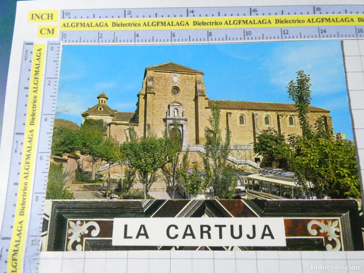 Postales: POSTAL DE GRANADA. LA CARTUJA. AUTOBUSES. 728