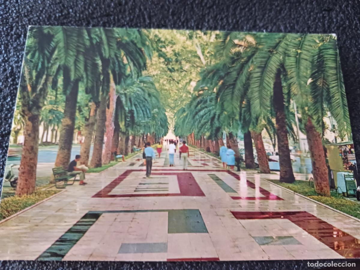 Postales: 1364 malaga, paseo del parque, ed. beascoa, circulada 1975