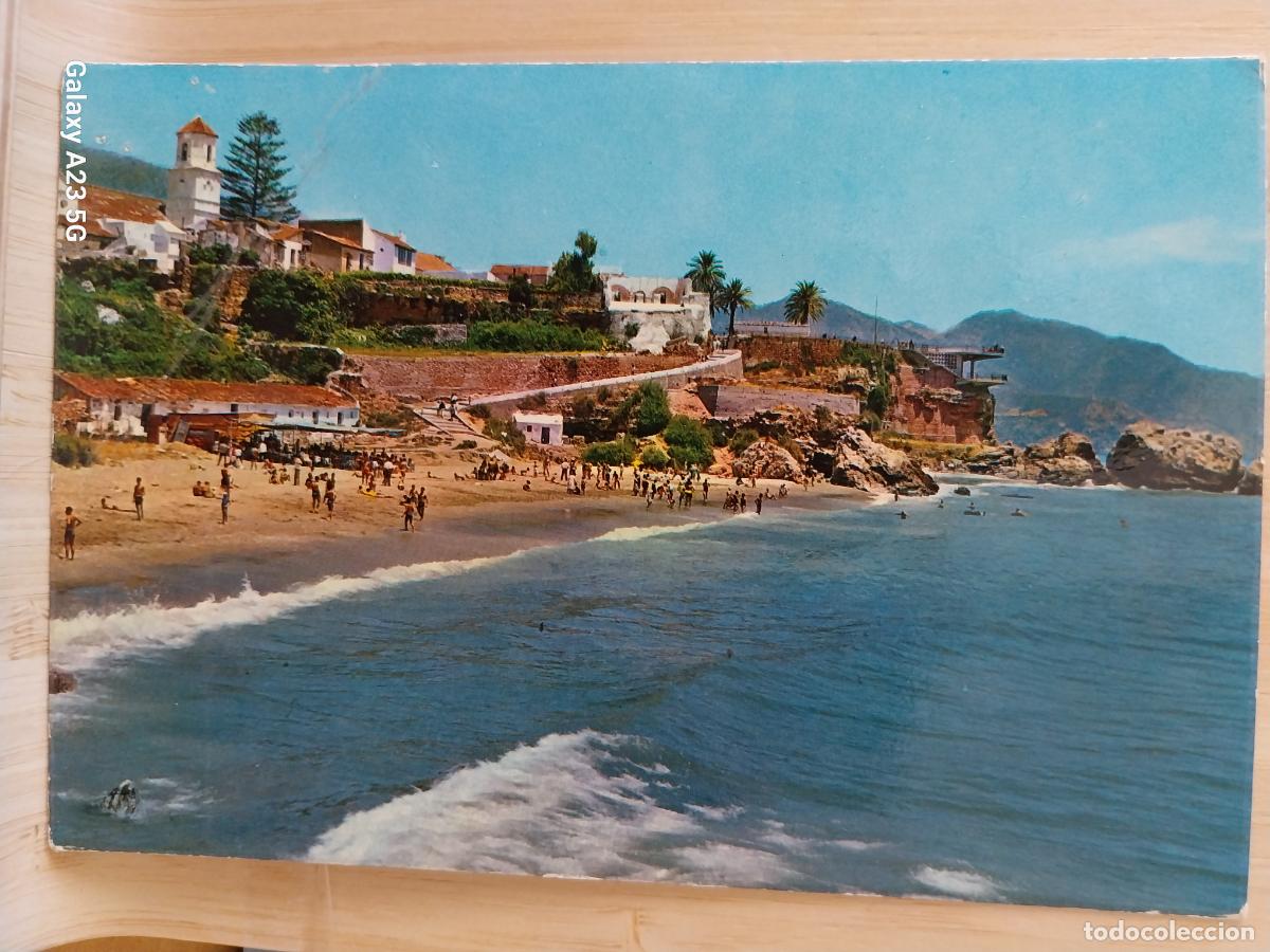Postales: NERJA PLAYA SALON BALCON EUROPA ED FOTOS SOM CEREZO 26 SC ORIGINAL ANIMADA