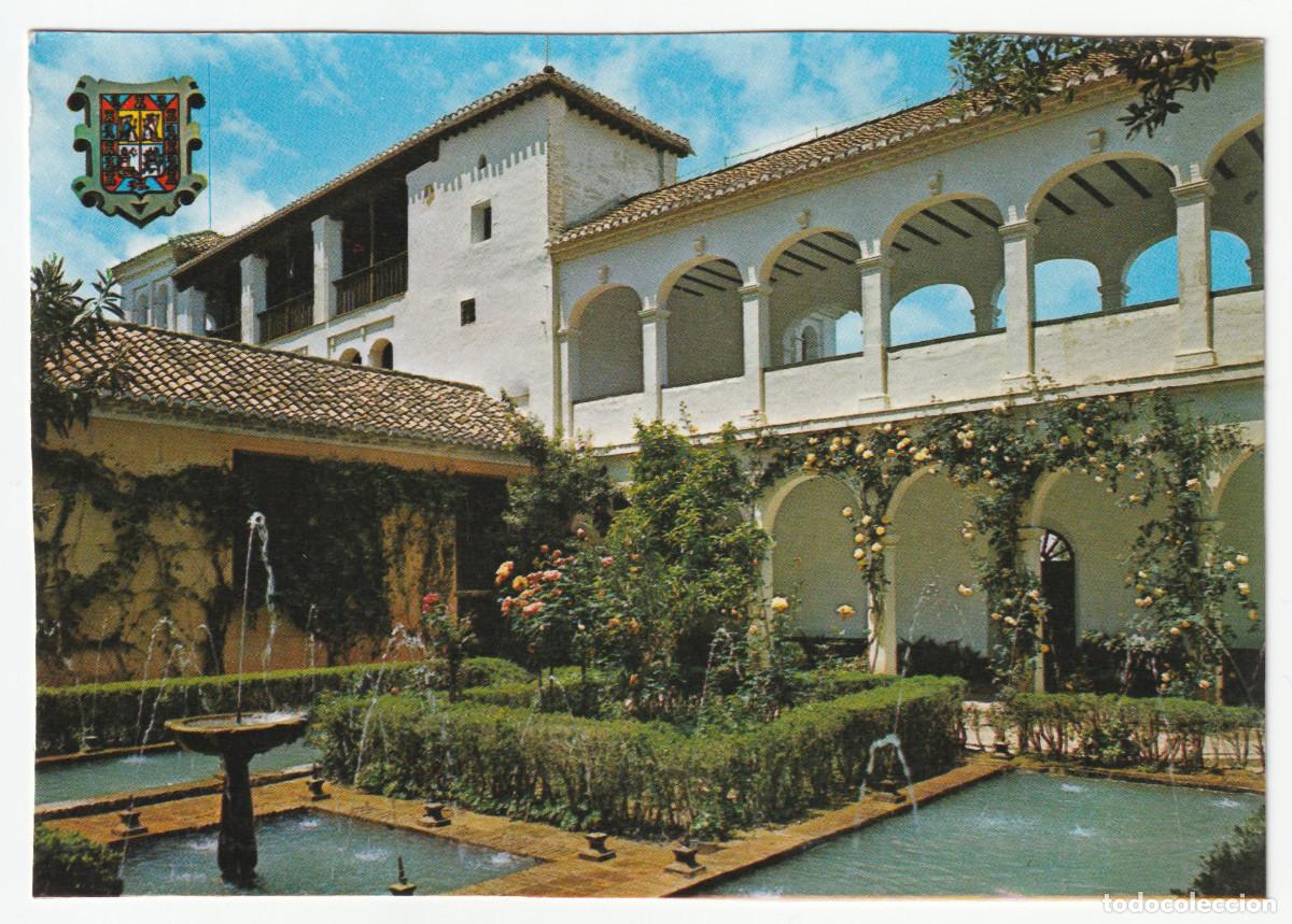 Postales: Granada. Generalife. Patio de la Sultana. (A. Zerkowitz)