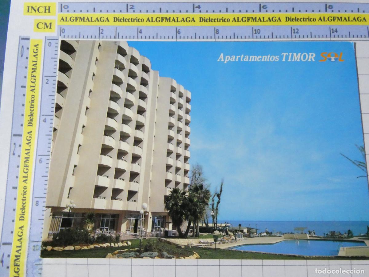 Postales: POSTAL DE M&Aacute;LAGA. TORREMOLINOS APARTAMENTOS TIMOR SOL VIA IMPERIAL. CORCOLES. 2332