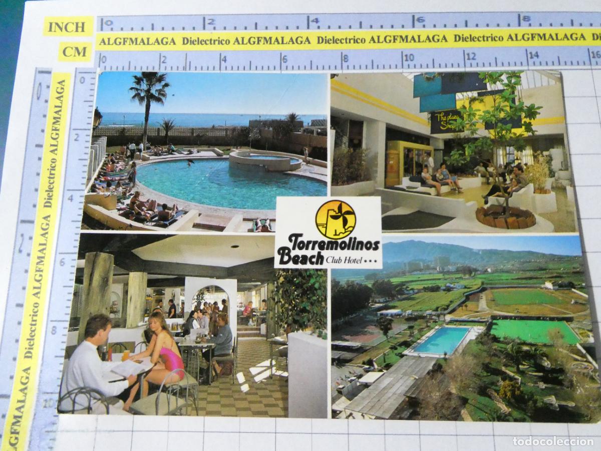 Postales: POSTAL DE M&Aacute;LAGA. A&Ntilde;O 1985. TORREMOLINOS BEACH CLUB HOTEL PLAYA DEL LIDO. REGALOSOL. 2335