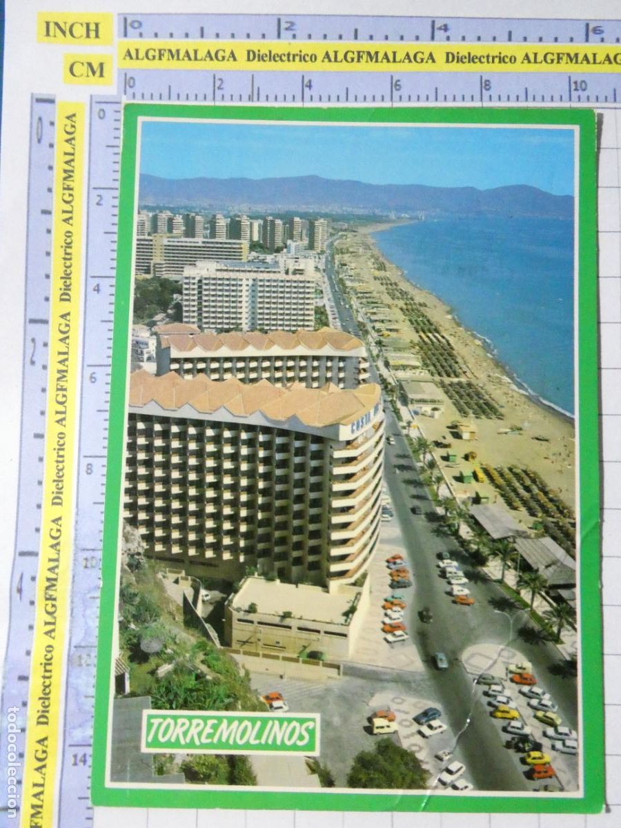 Postales: POSTAL DE M&Aacute;LAGA. A&Ntilde;O 1985. TORREMOLINOS. PLAYA 66 REGALOSOL. 2341