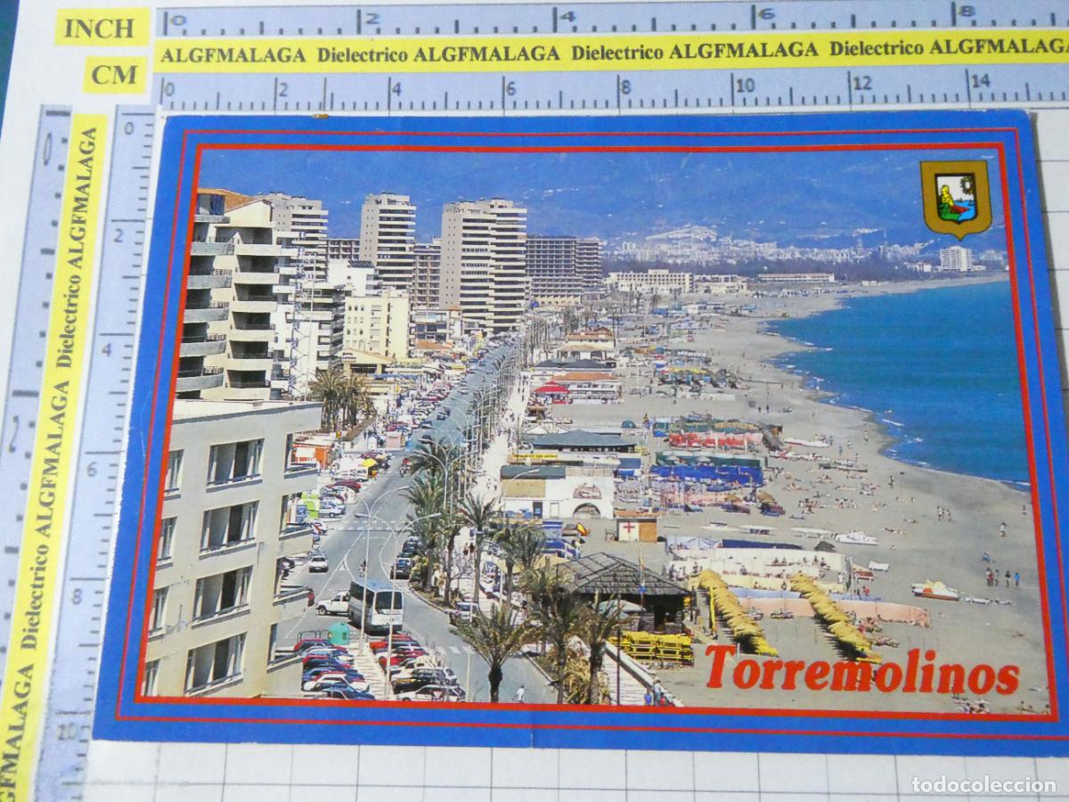 Postales: POSTAL DE M&Aacute;LAGA. A&Ntilde;O 1990. TORREMOLINOS. PASEO MAR&Iacute;TIMO PLAYA BAJONDILLO ESCUDO ORO. 2343