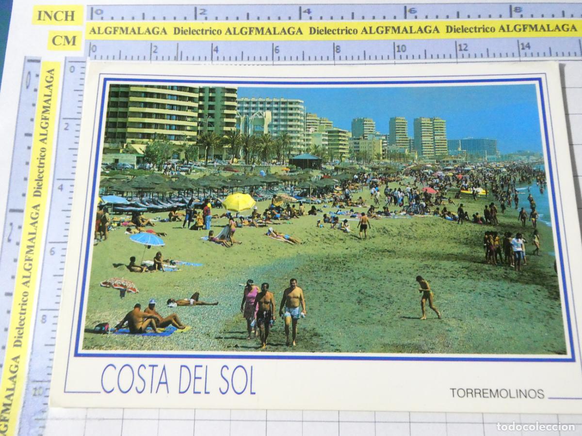 Postales: POSTAL DE M&Aacute;LAGA. A&Ntilde;O 1992 TORREMOLINOS. PLAYA. 113 MURIEL LUIS. 2344
