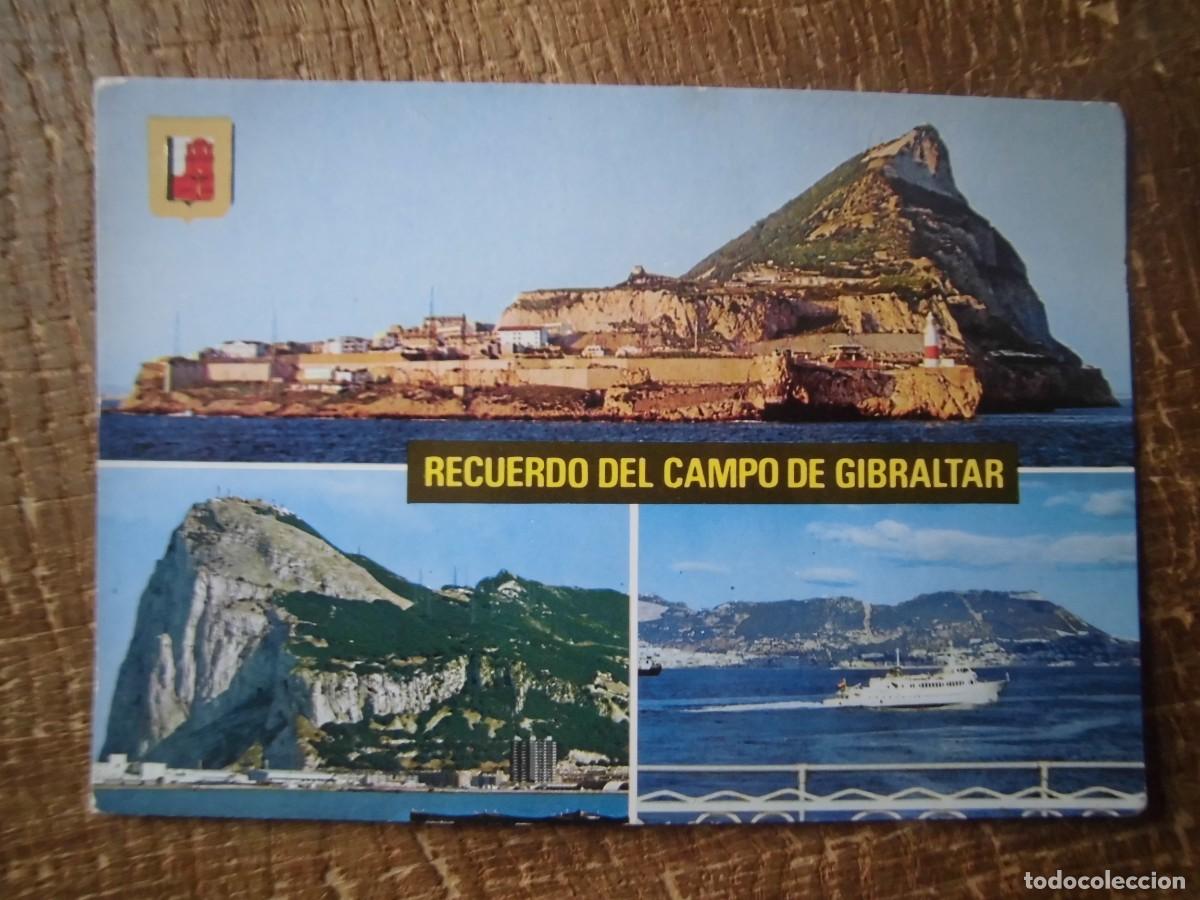 Postales: POSTAL GIBRALTAR RECUERDO DEL CAMPO DE GIBRALTAR SUBIRATS ESCUDO DE ORO
