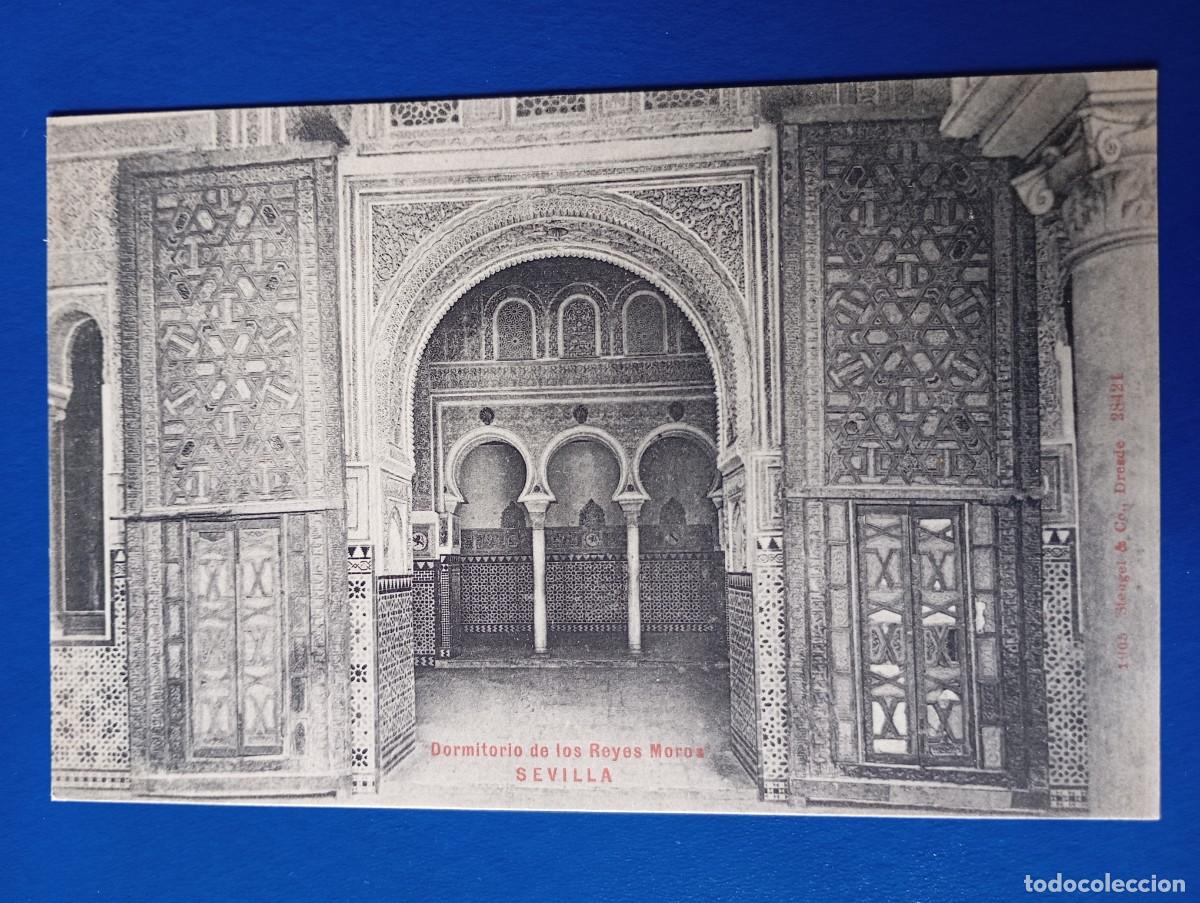 Postales: Postal antigua Sevilla Dormitorio de los Reyes Stengel