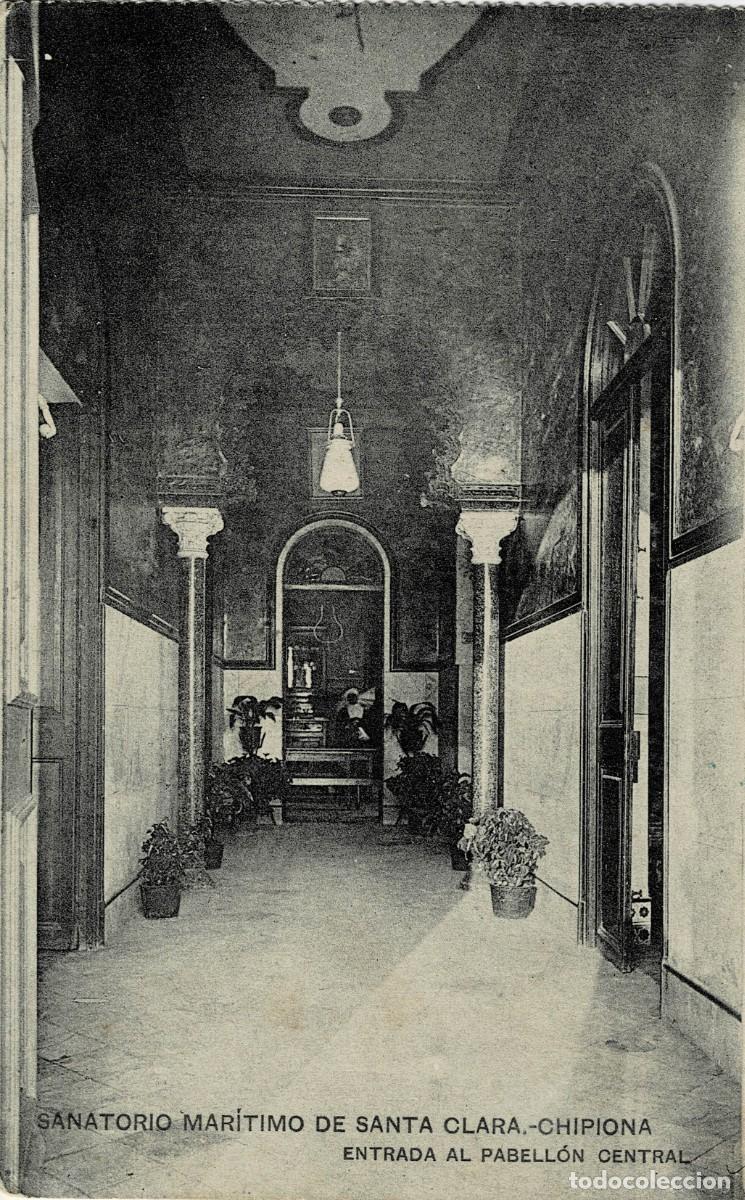 Postales: POSTAL ANTIGUA DE CHIPIONA. SANATORIO MARITIMO DE SANTA CLARA. PABELLON CENTRAL. P-ANCHP-086