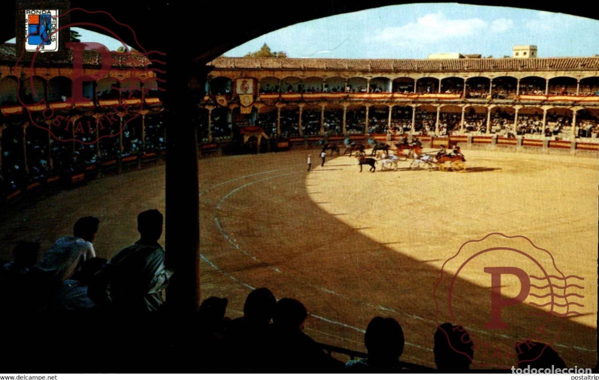 Postcards: MALAGA RONDA PLAZA DE TOROS DE PIEDRA ANDALUCIA MALAGA ESPA&Ntilde;A ESPAGNE