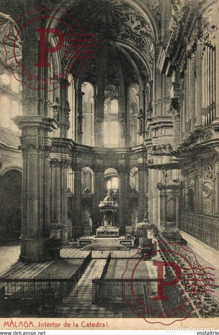 Postcards: MALAGA INTERIOR DE LA CATEDRAL ANDALUCIA MALAGA ESPA&Ntilde;A ESPAGNE