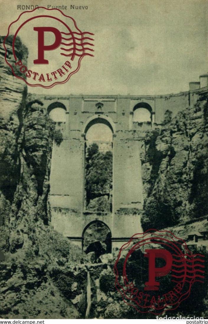 Postkarten: M&Aacute;LAGA. RONDA. PUENTE NUEVO.