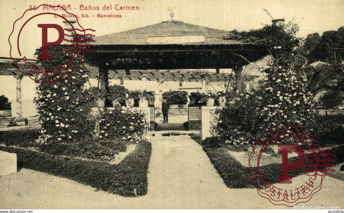 Cartes Postales: MALAGA BA&Ntilde;OS DEL CARMEN L. ROISIN FOTO ANDALUC&Iacute;A M&Aacute;LAGA SPAIN ESPAGNE