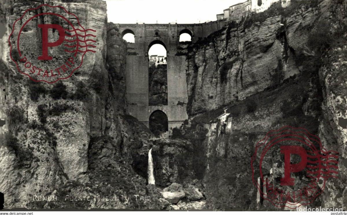 Cartes Postales: MALAGA. RONDA. PUENTE NUEVO Y TAJO.