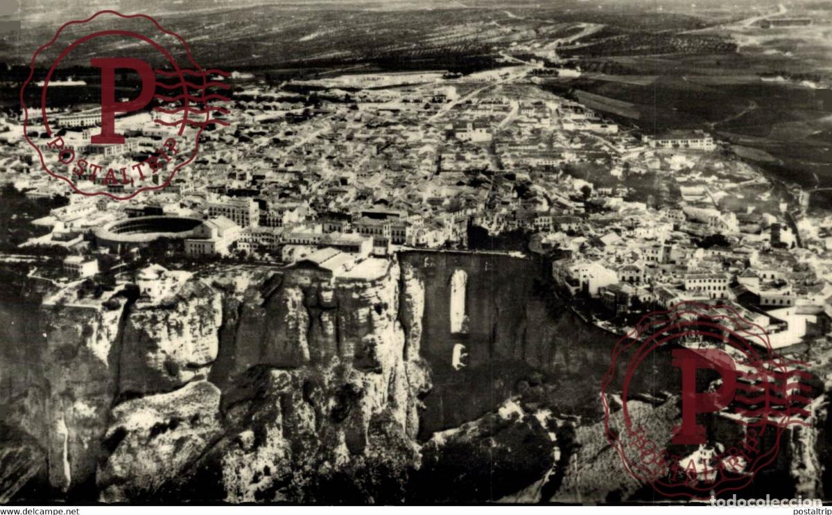 Cartes Postales: MALAGA. RONDA. VISTA AEREA.