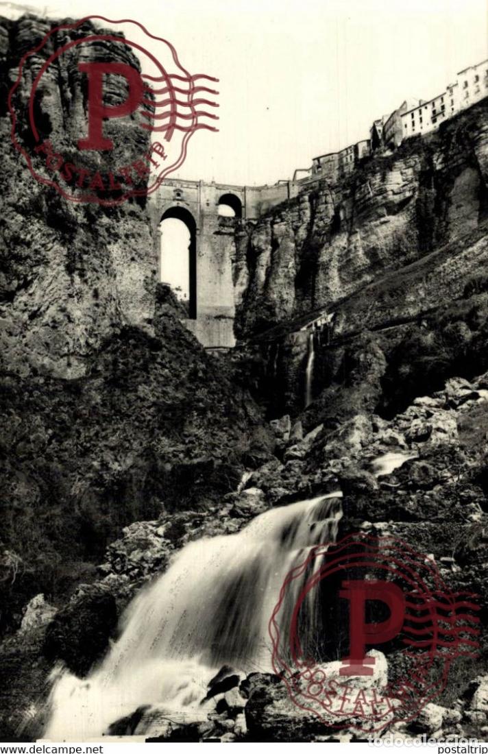 Postkarten: MALAGA. RONDA. PUENTE NUEVO DEL TAJO Y CASCADA.