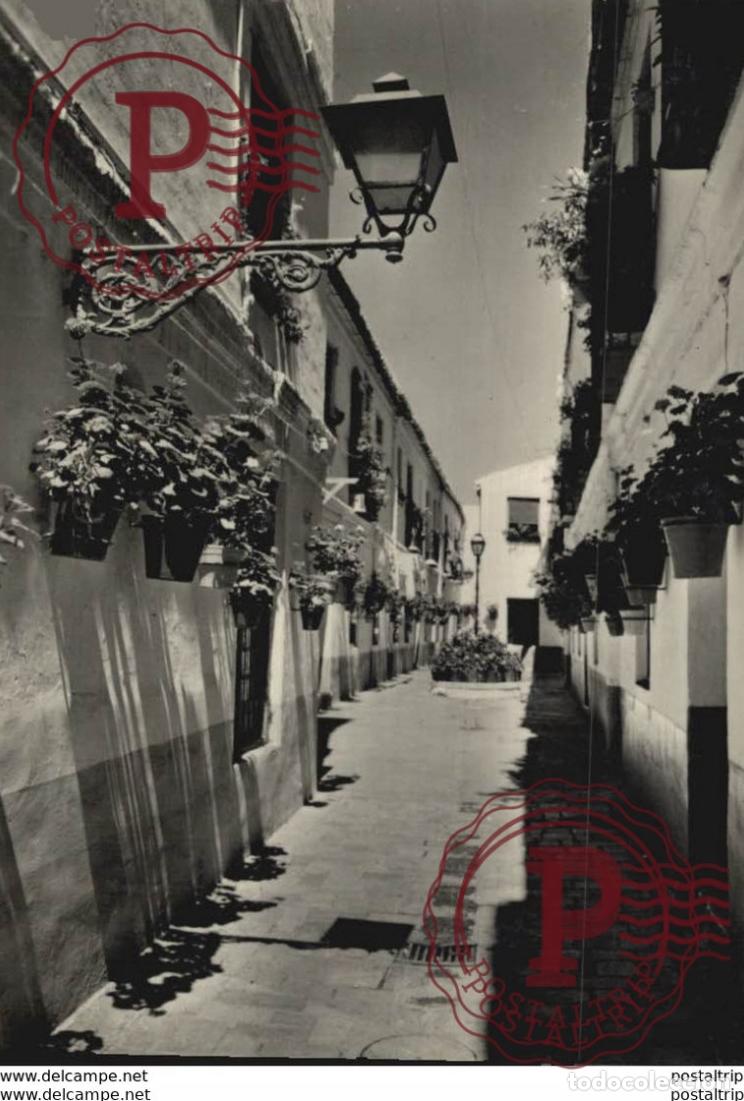 Postkarten: M&aacute;laga - Calle T&iacute;pica. Andalucia Espa&ntilde;a