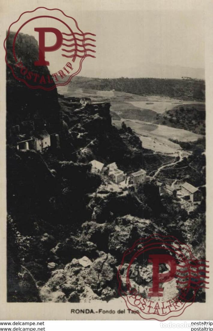 Postales: M&aacute;laga - Ronda, fondo del Tajo. Andalucia Espa&ntilde;a