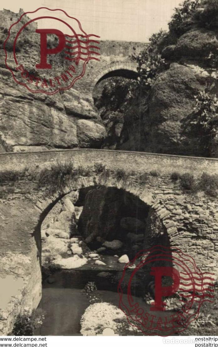 Postales: M&aacute;laga - Puentes Arabe y Romano. Andalucia Espa&ntilde;a
