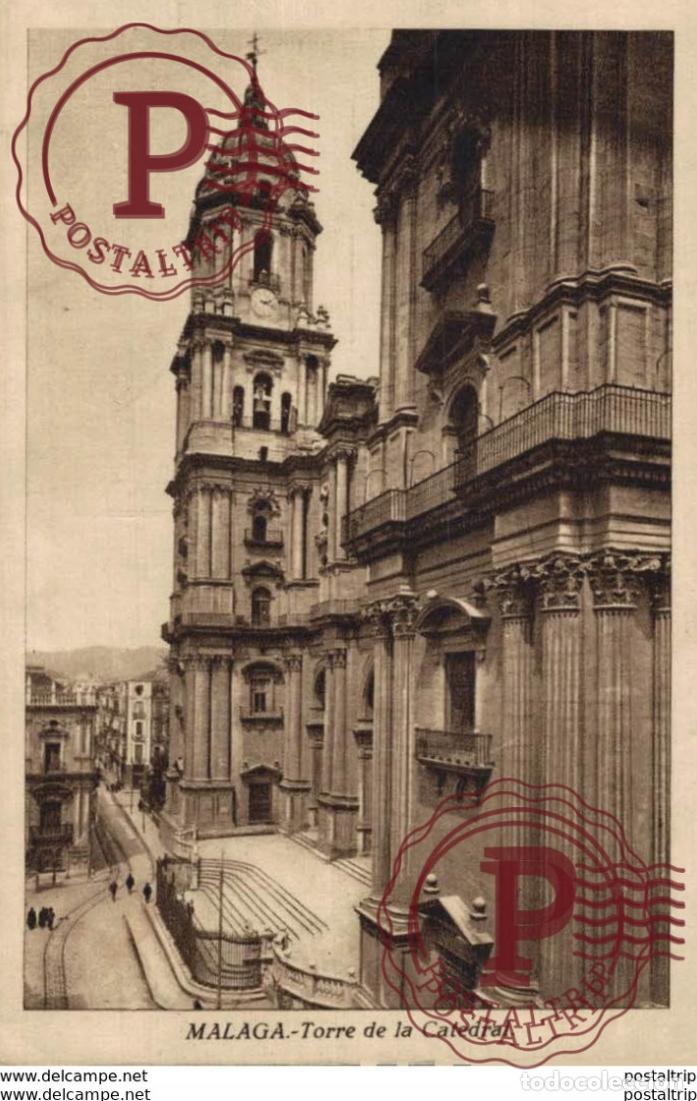 Postales: M&aacute;laga - Torre de la Catedral. Andalucia Espa&ntilde;a