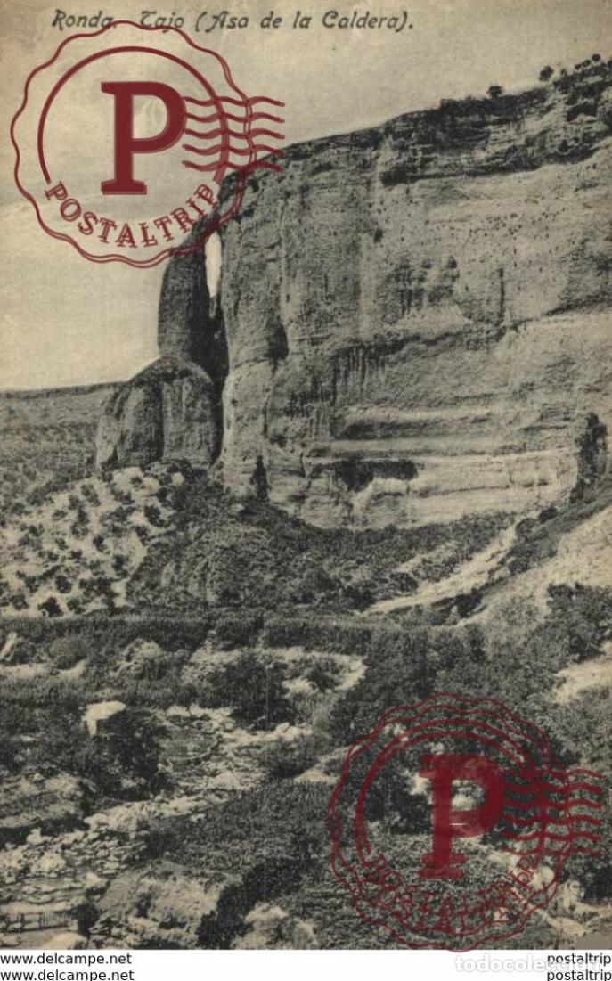 Postales: M&aacute;laga - Ronda, Tajo Asa de la Caldera. Andalucia Espa&ntilde;a