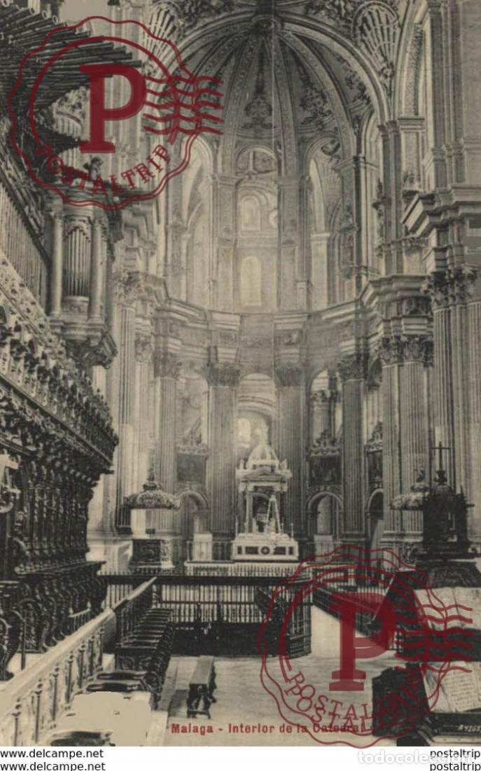 Postales: M&aacute;laga - Interior de la Catedral. Andalucia Espa&ntilde;a