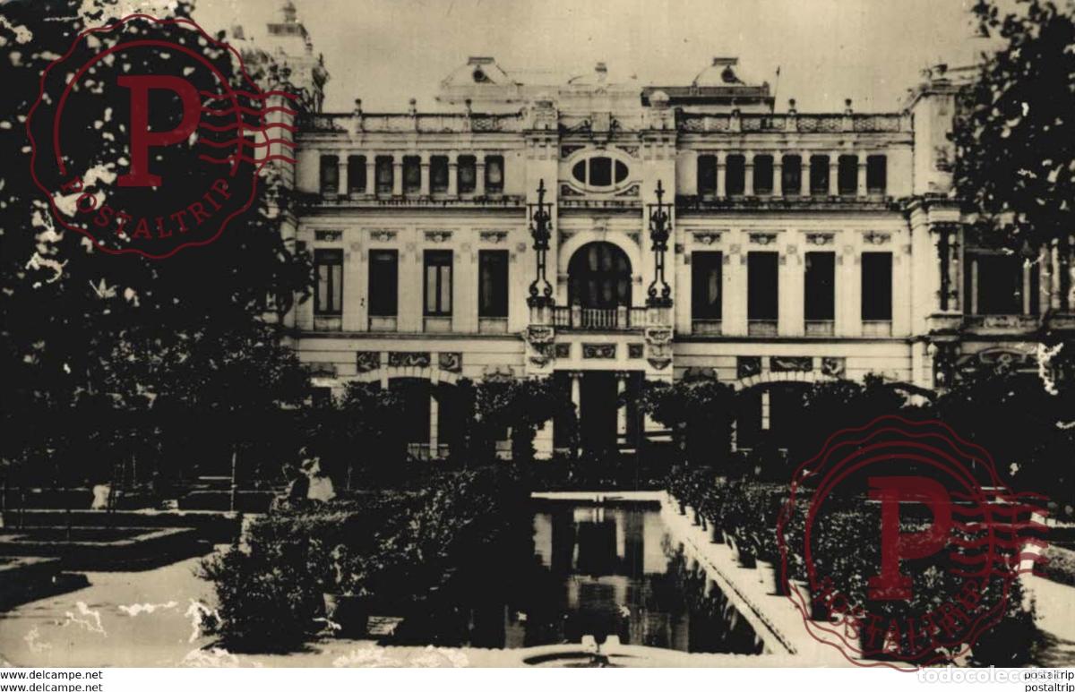 Postcards: M&aacute;laga - Palacio Municipal. Andalucia Espa&ntilde;a