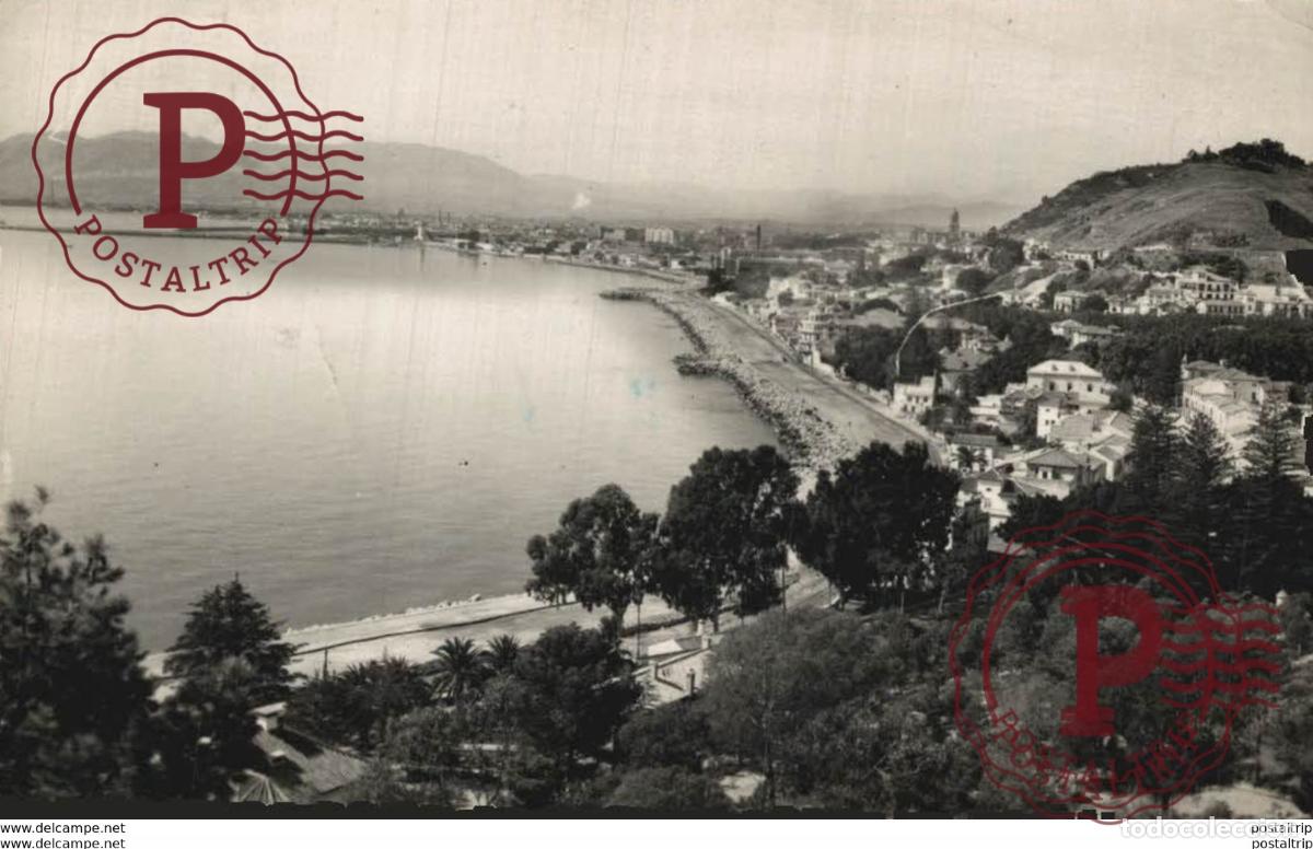 Postales: M&aacute;laga - Paseo Mar&iacute;timo. Andalucia Espa&ntilde;a