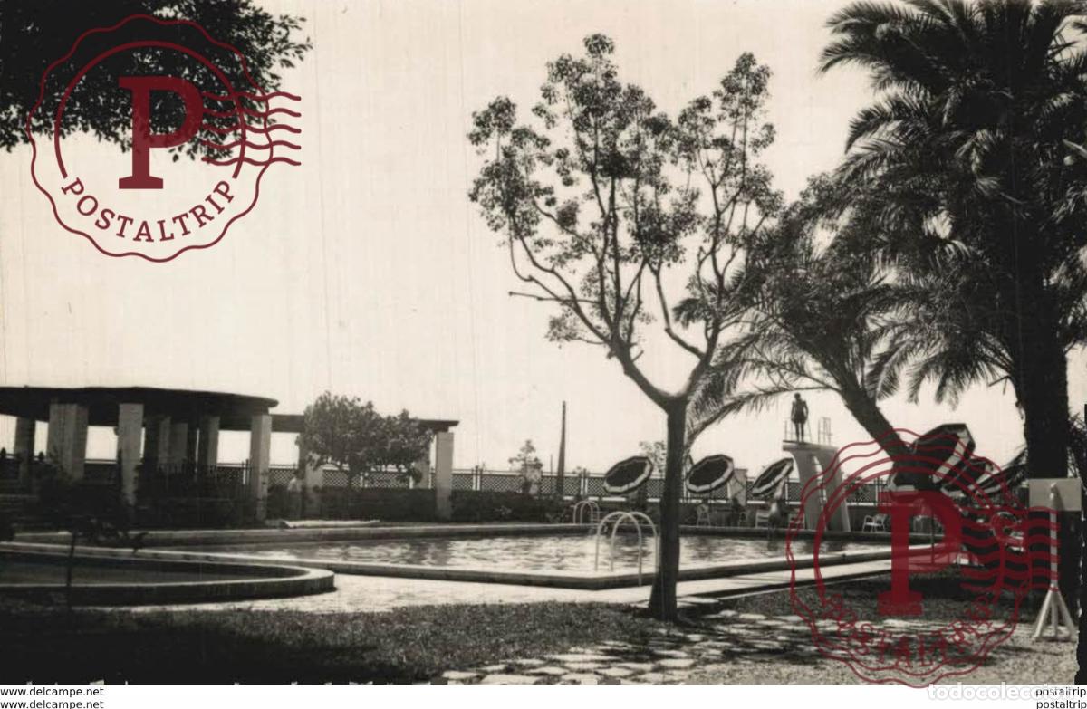 Postales: M&aacute;laga - Hotel Miramar, Piscina. Andalucia Espa&ntilde;a
