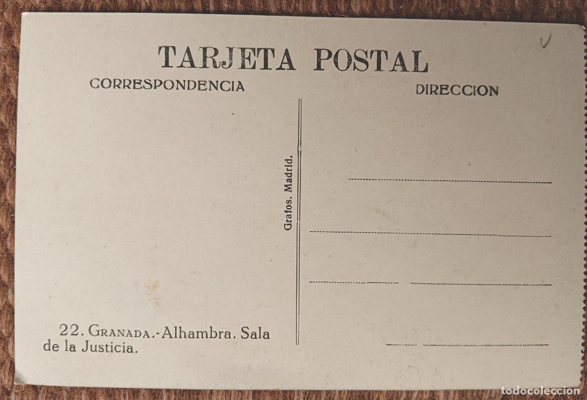 Postales: GRANADA - ALHAMBRA - ED. GRAFOS - Foto 2