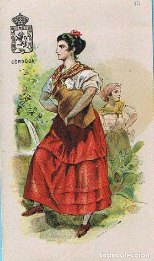 Postales: MUJER DE CORDOBA. CROMOLITOGRAFIA DE LUIS LABARTA.PRINCIPIOS SIGLO XX. CHOCOLATE JAIME BOIX.