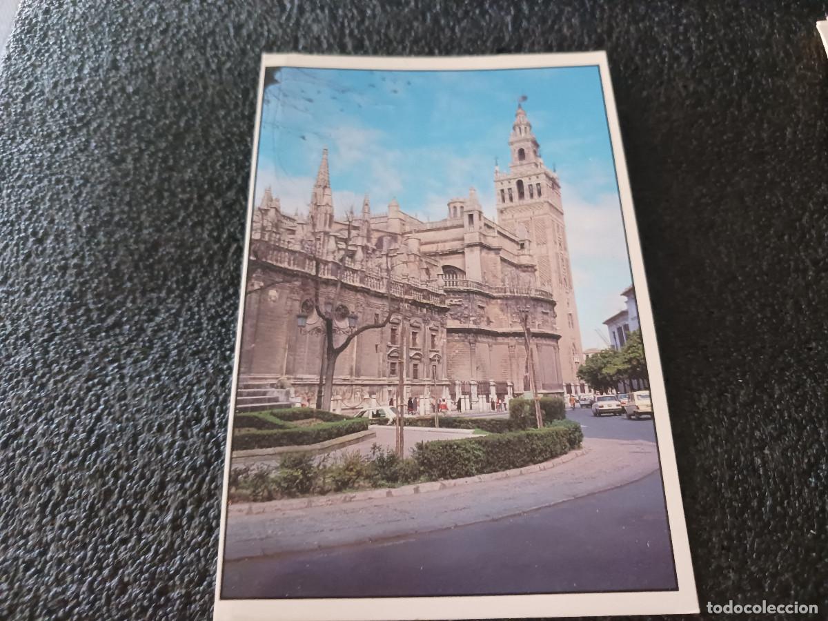 Postales: Sevilla, catedral y giralda, col. triana